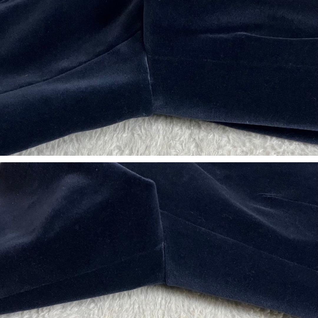 ブルックスブラザーズ　ベロアテーラードジャケット　紺ブレ　金ボタン　サイズ4