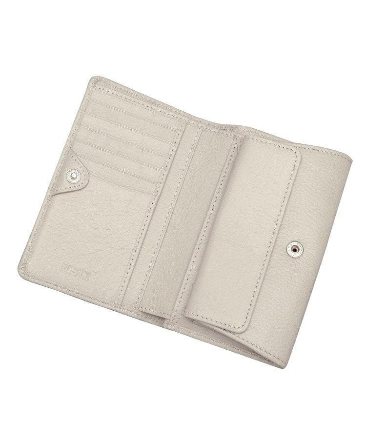 新品♥【センプレ】二つ折り財布カナリーイエロー本革ヒロフHIROFU