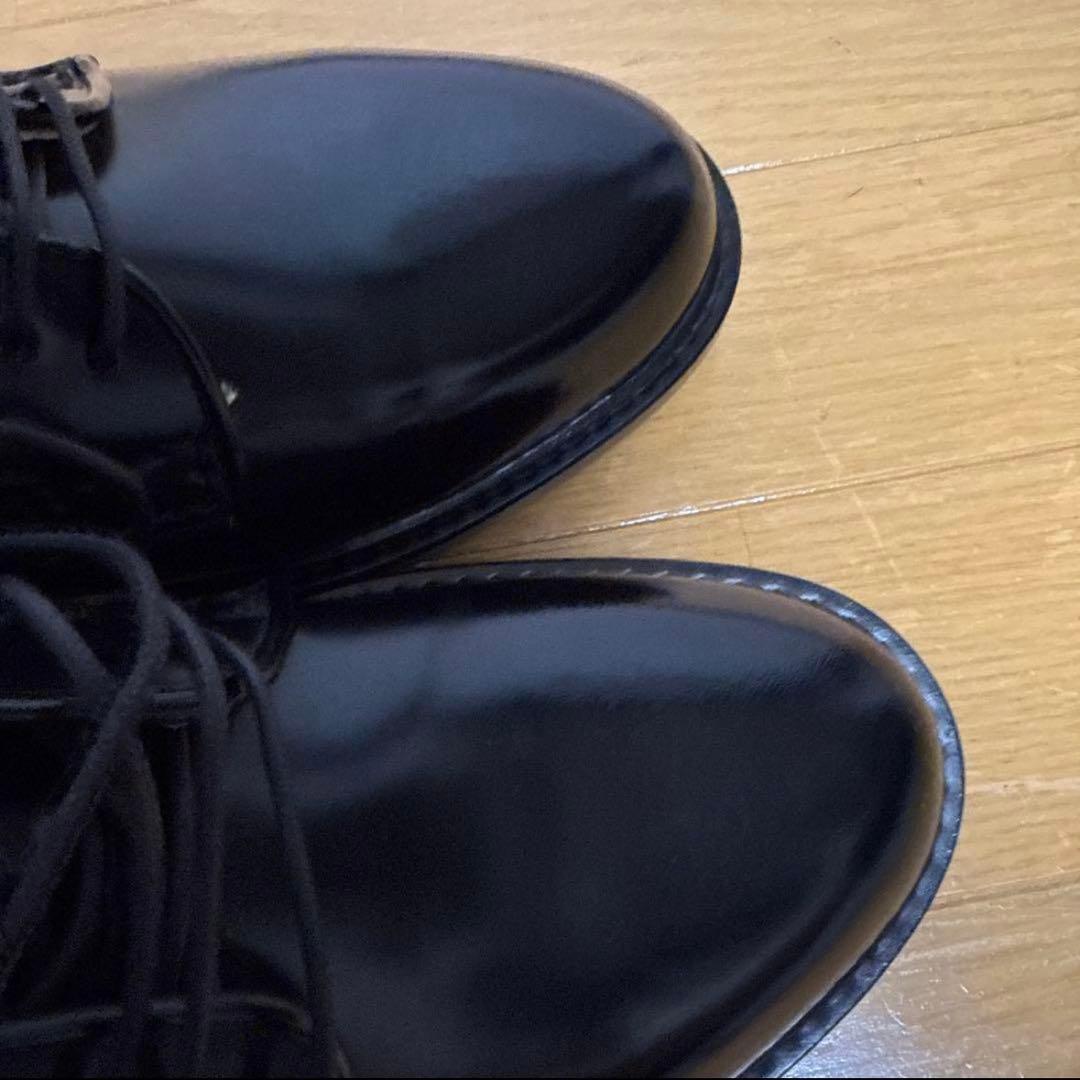 【試着のみ】【HARUTA】本革 外羽根プレーントウ24.0cm