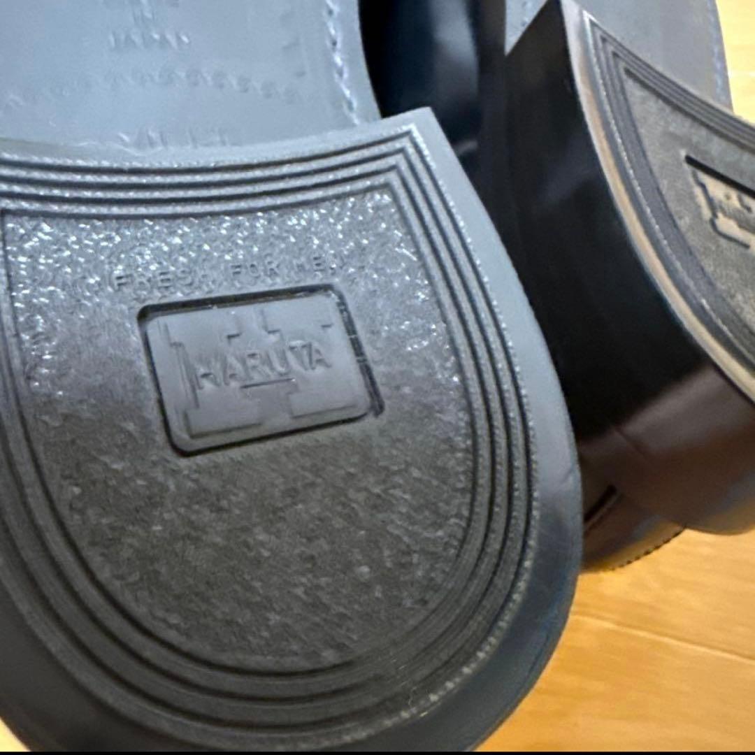 【試着のみ】【HARUTA】本革 外羽根プレーントウ24.0cm