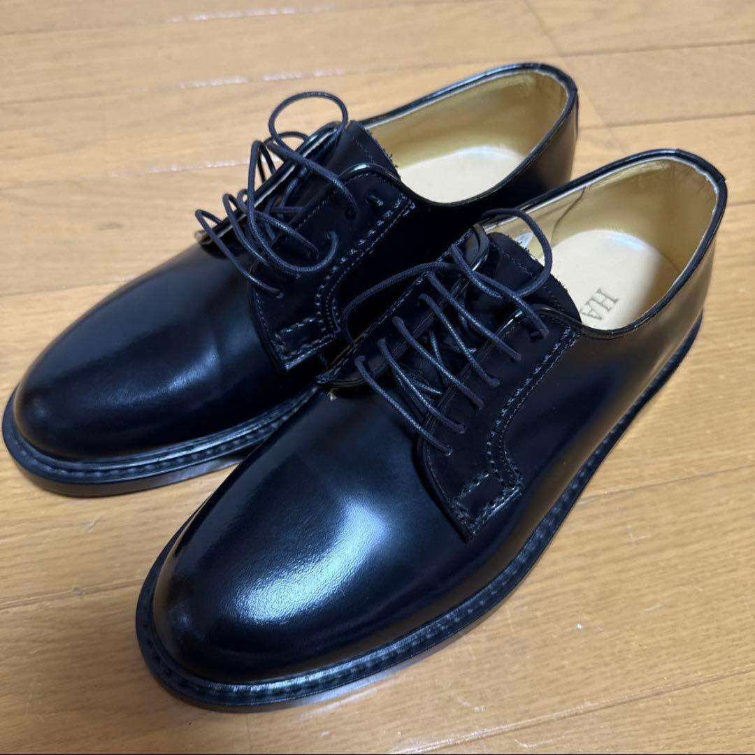 【試着のみ】【HARUTA】本革 外羽根プレーントウ24.0cm