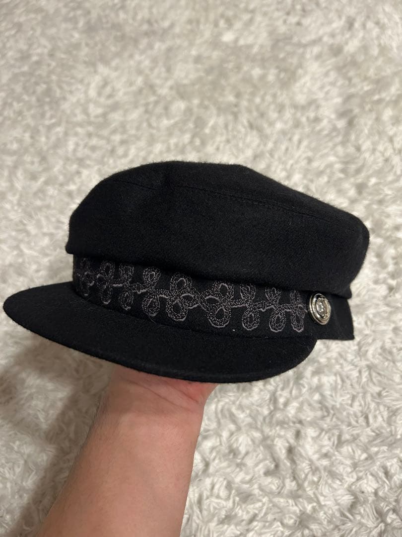 【美品】エルメス キャスケット ブラック 58