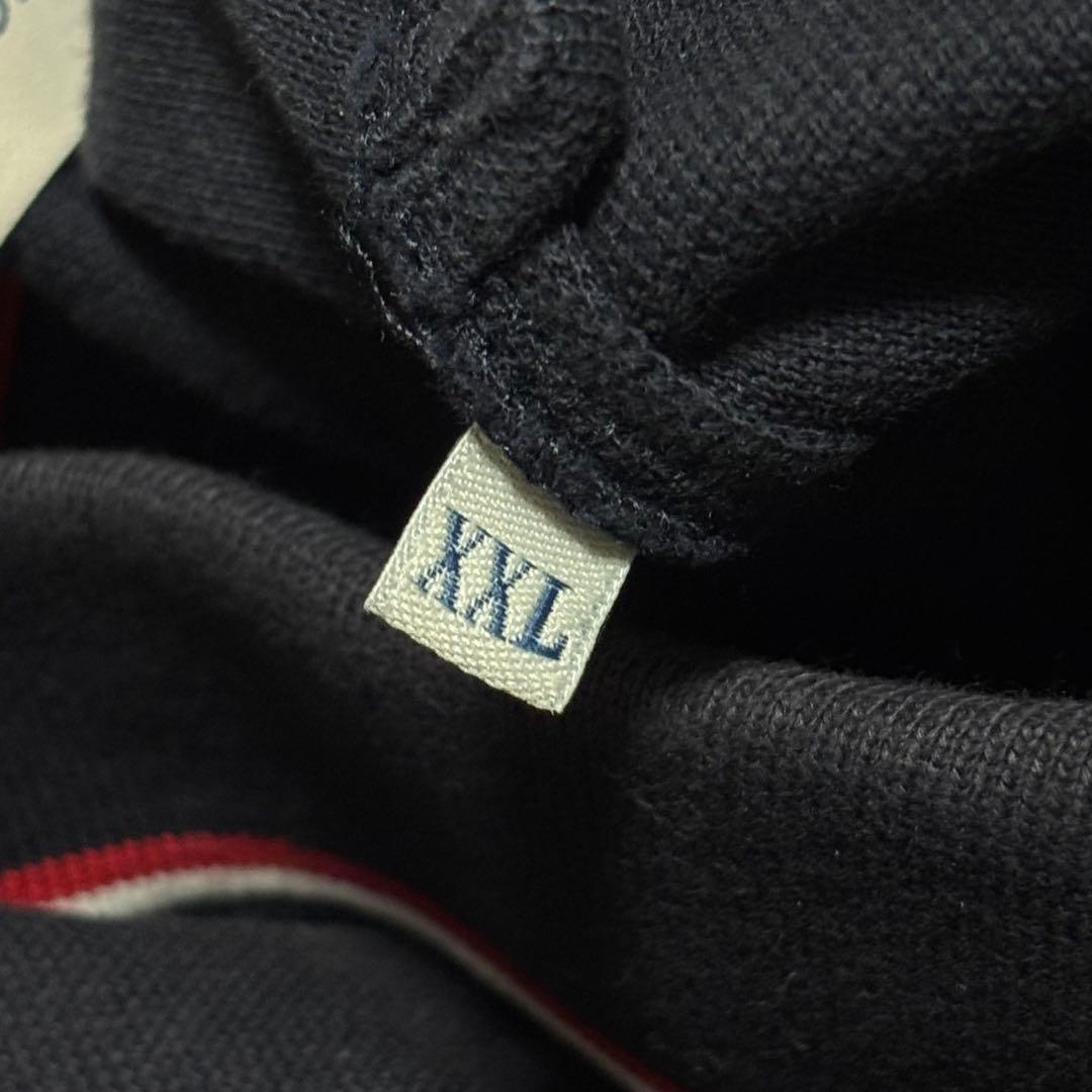 【極美品】モンクレール　長袖　ポロシャツ　ネイビー　XXLサイズ