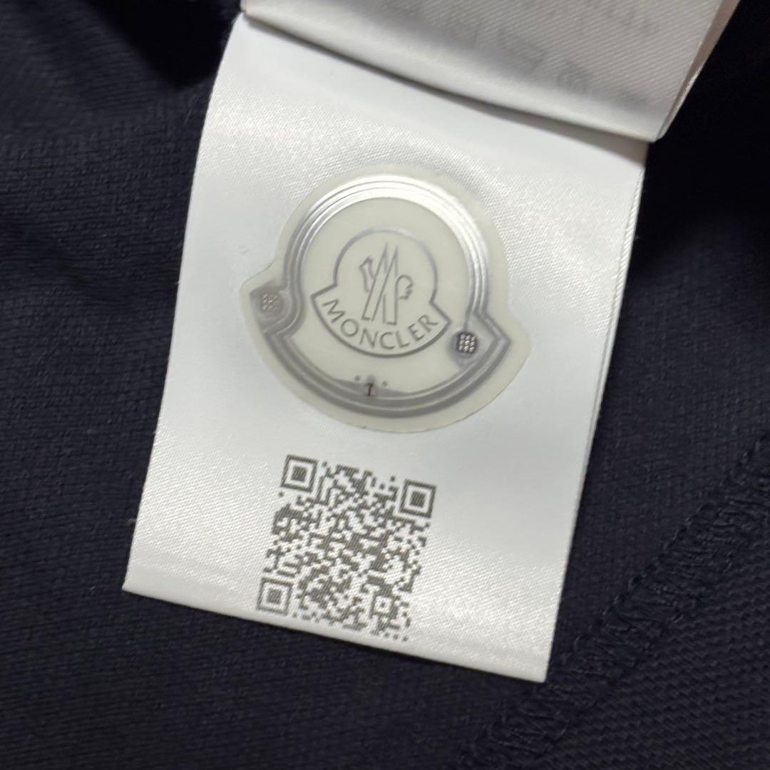 【極美品】モンクレール　長袖　ポロシャツ　ネイビー　XXLサイズ