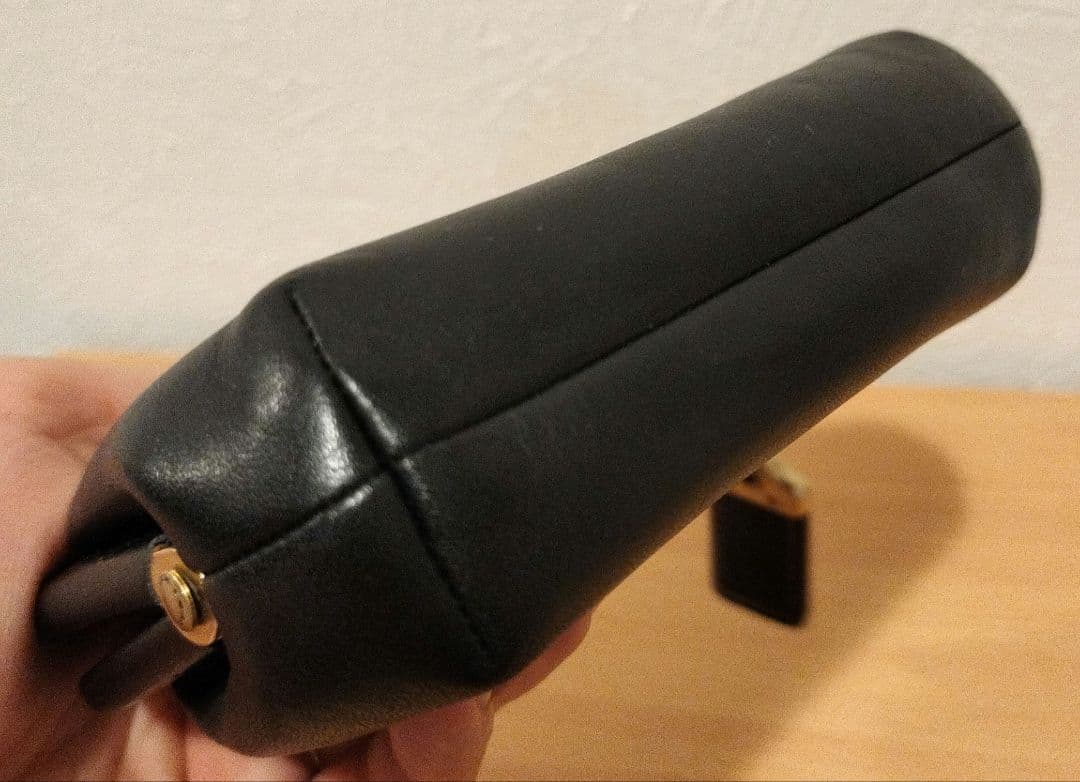 COACH コーチ キスロック がま口 ケース 財布 ブラック