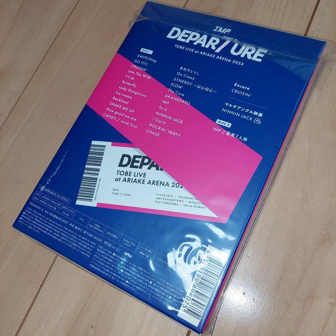 音ズレ交換品 IMP. DEPARTURE 初回生産限定盤 Blu-ray