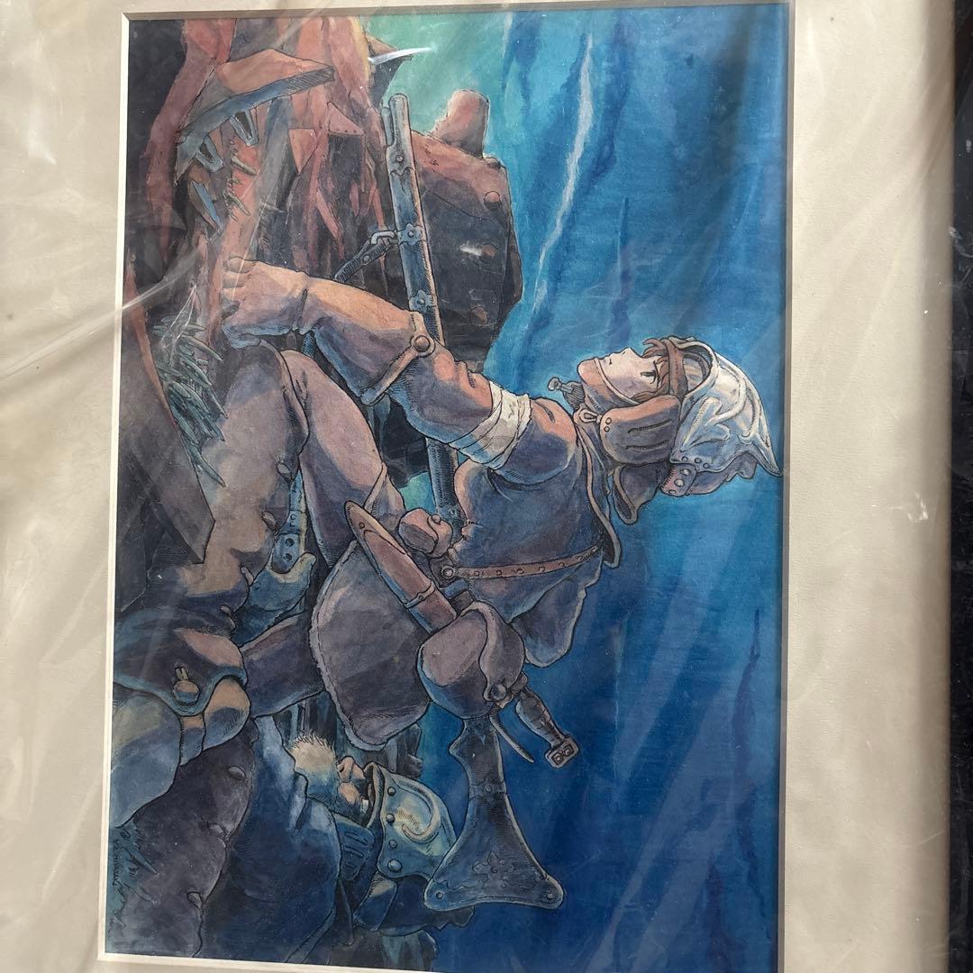 風の谷のナウシカ オリジナルアート 絵画 (DVD無し)