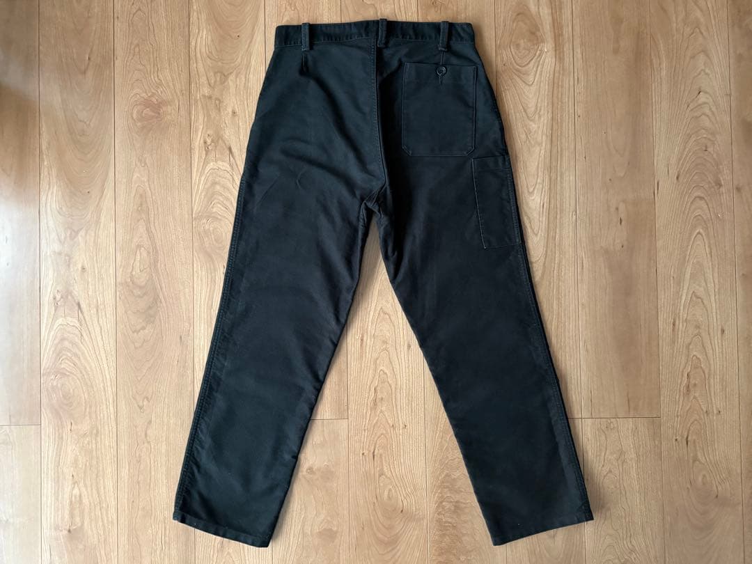 ルサンパレイユ コットン モールスキン ワークパンツ