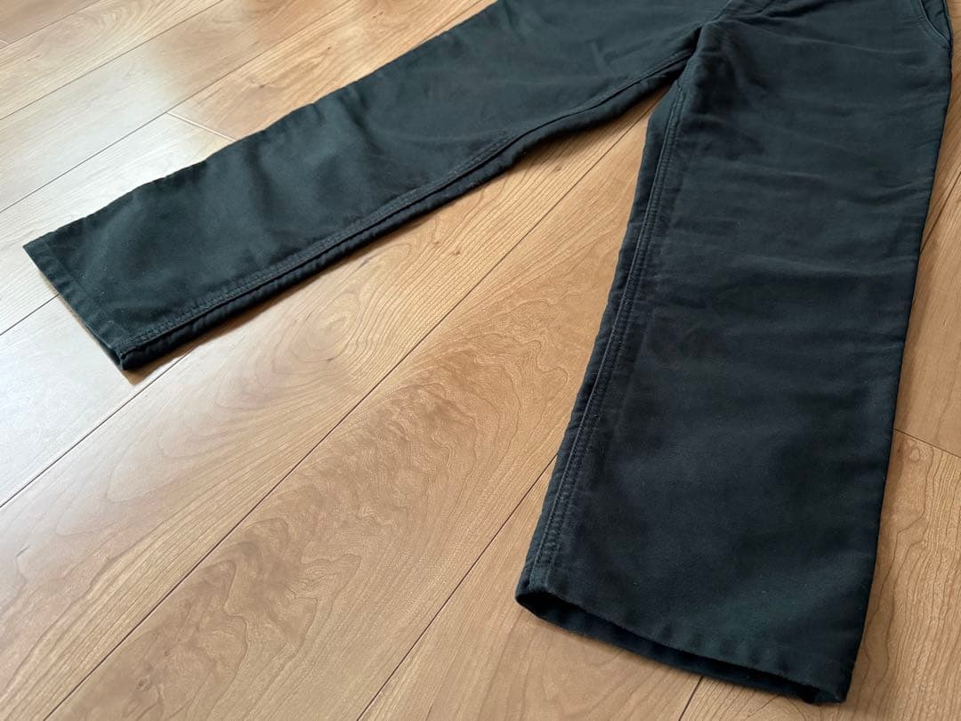 ルサンパレイユ コットン モールスキン ワークパンツ