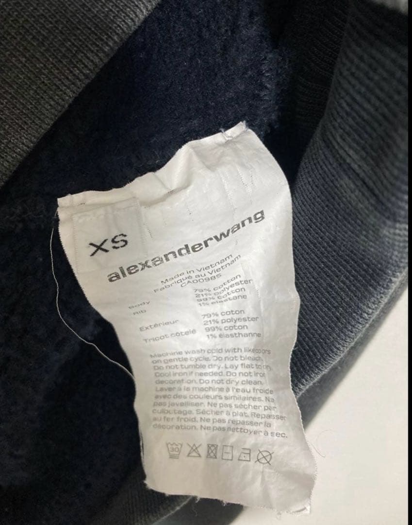 alexanderwang デンスフリース　ハイネック　スウェット