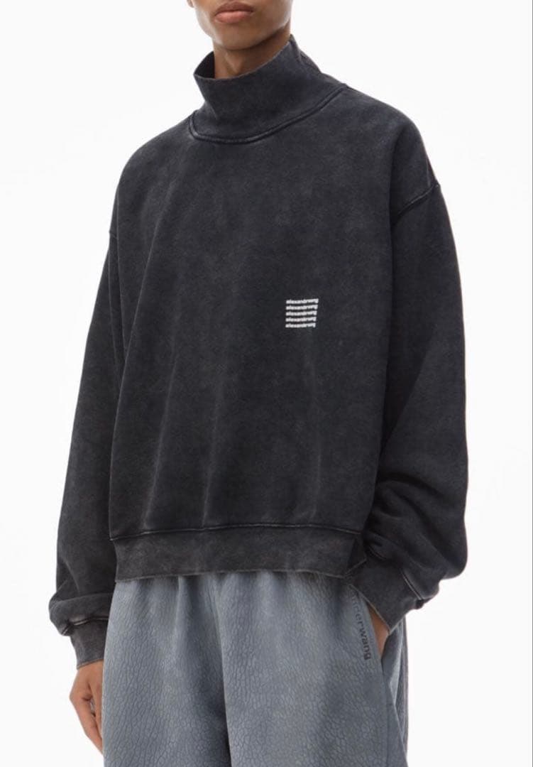 alexanderwang デンスフリース　ハイネック　スウェット