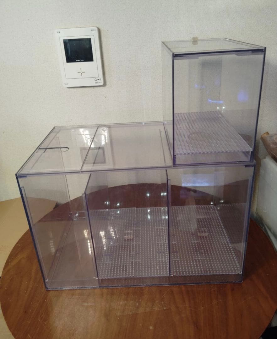 未使用長期保管品 塩ビ濾過槽 約45×28×Ｈ30（ウールBOX設置時約50)