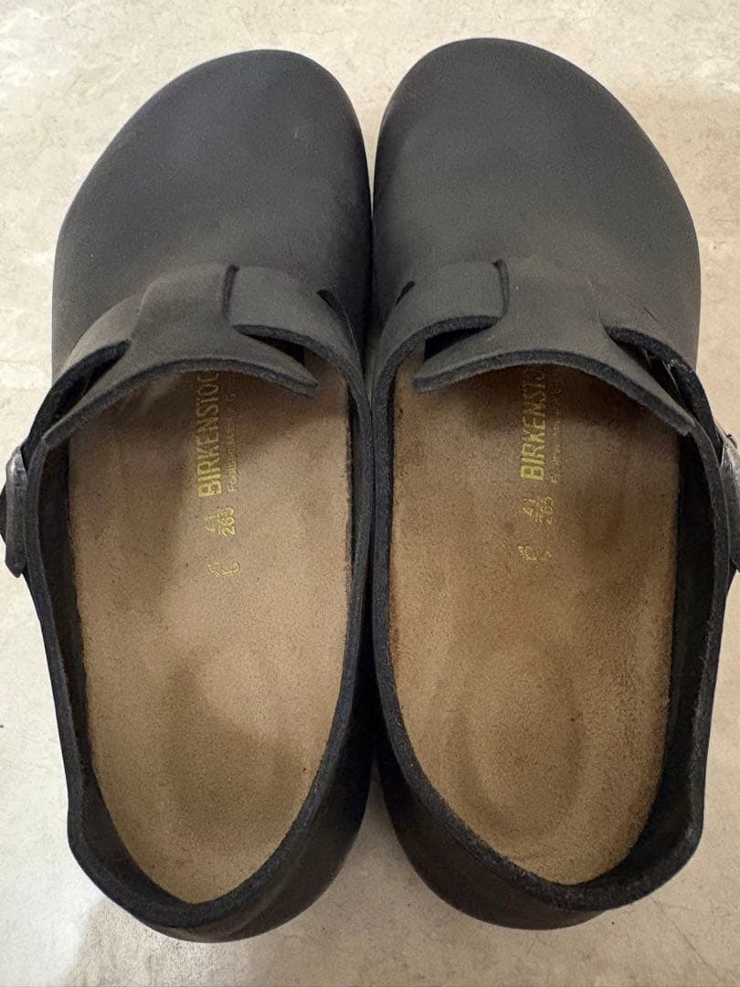 極美品　ビルケンシュトック　ロンドン　LONDONオイルドレザー　黒