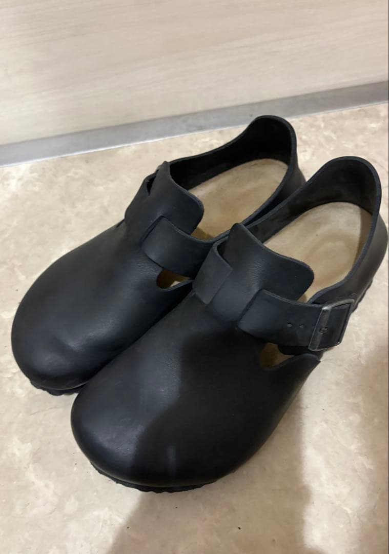 極美品　ビルケンシュトック　ロンドン　LONDONオイルドレザー　黒