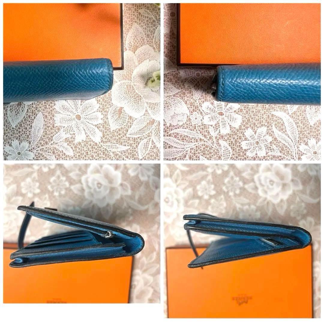 良美品★HERMES エルメス べアン スフレ 長財布★正規品