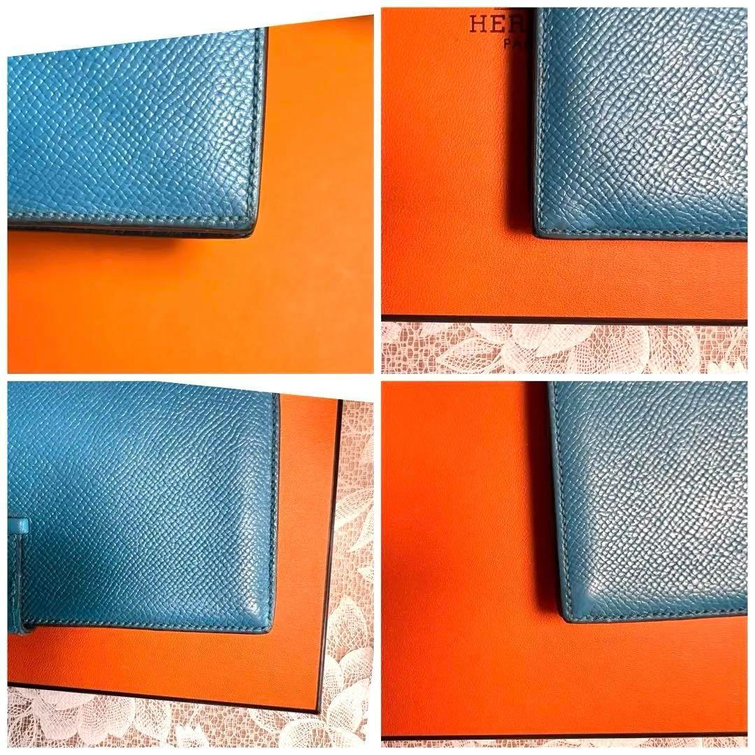 良美品★HERMES エルメス べアン スフレ 長財布★正規品