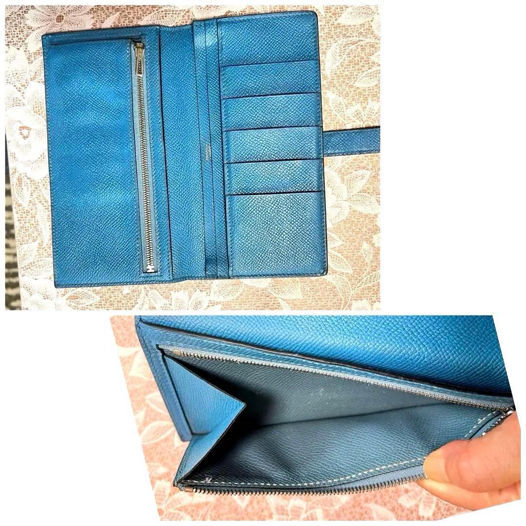 良美品★HERMES エルメス べアン スフレ 長財布★正規品