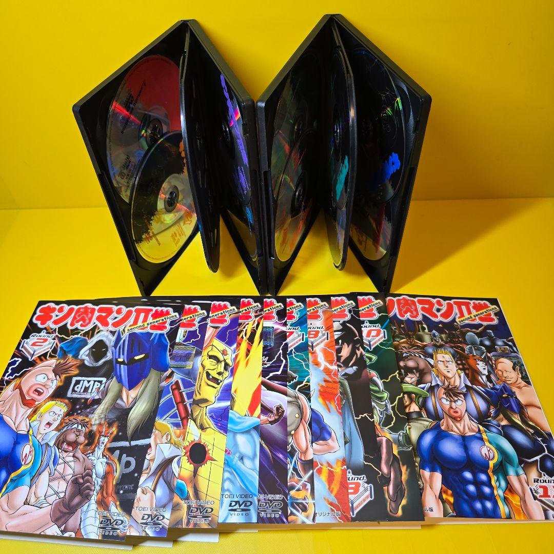新品ケース交換済　キン肉マンII世 全12巻+映画2作品　DVD全14巻セット
