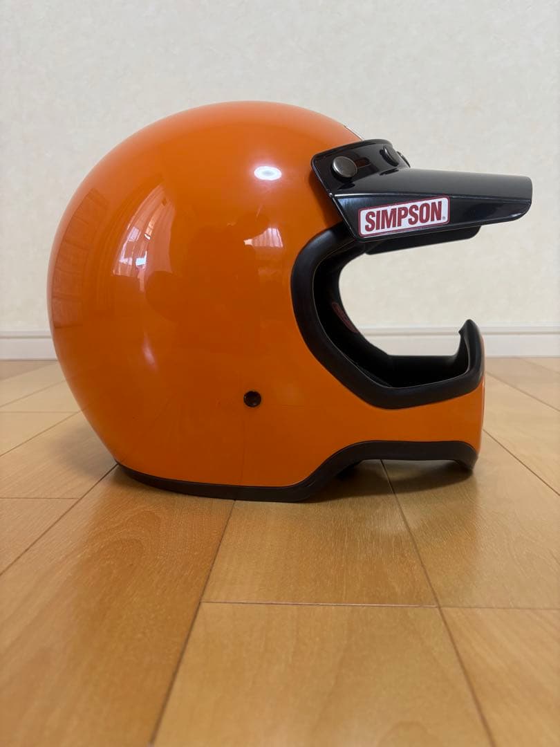 SIMPSON M50 オレンジ フルフェイスヘルメット　Mサイズ