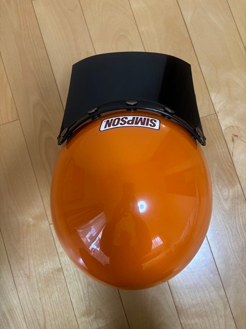 SIMPSON M50 オレンジ フルフェイスヘルメット　Mサイズ