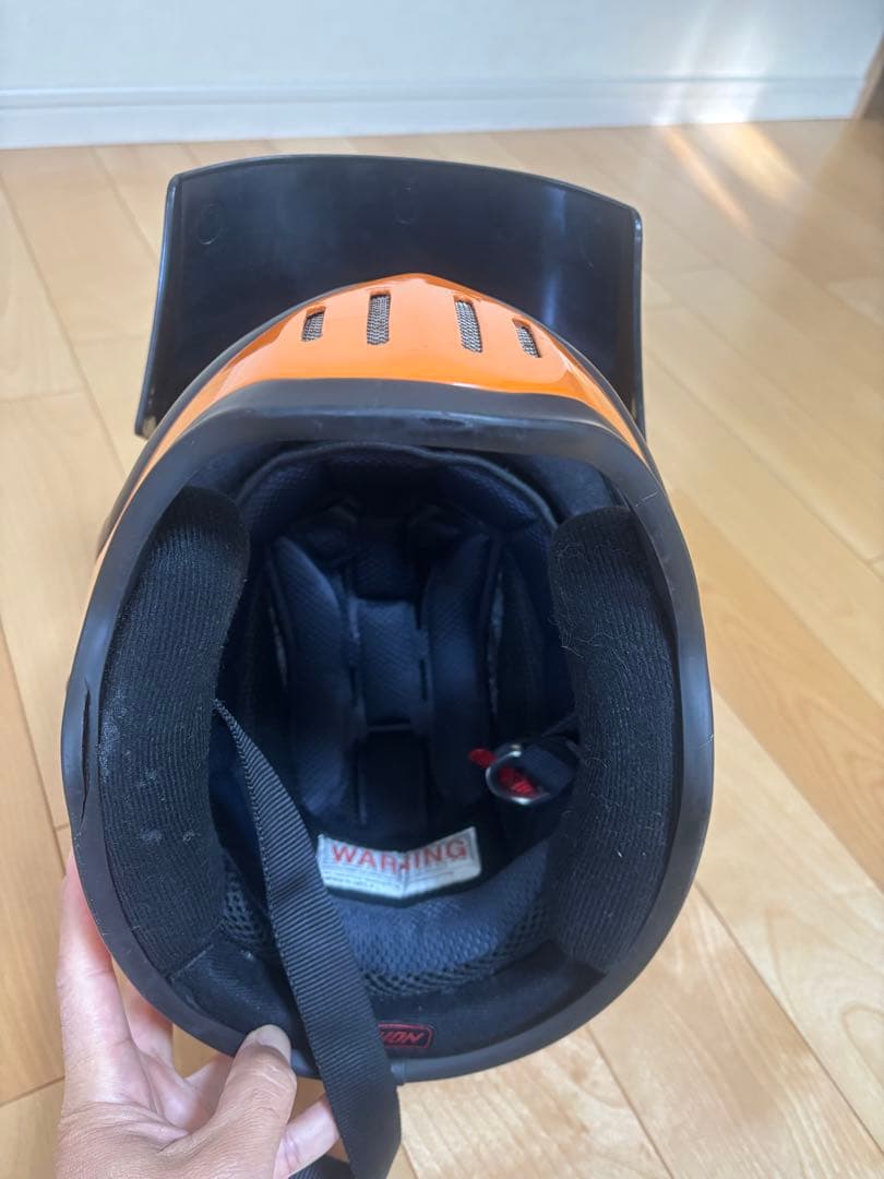 SIMPSON M50 オレンジ フルフェイスヘルメット　Mサイズ