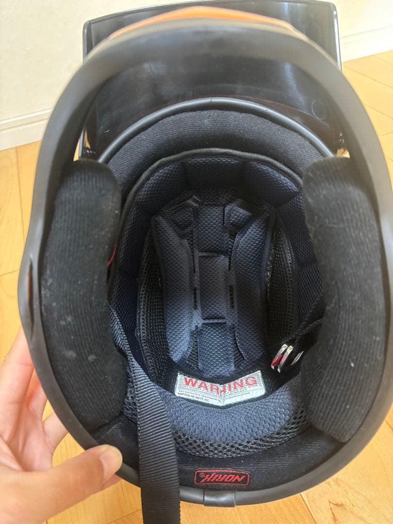 SIMPSON M50 オレンジ フルフェイスヘルメット　Mサイズ