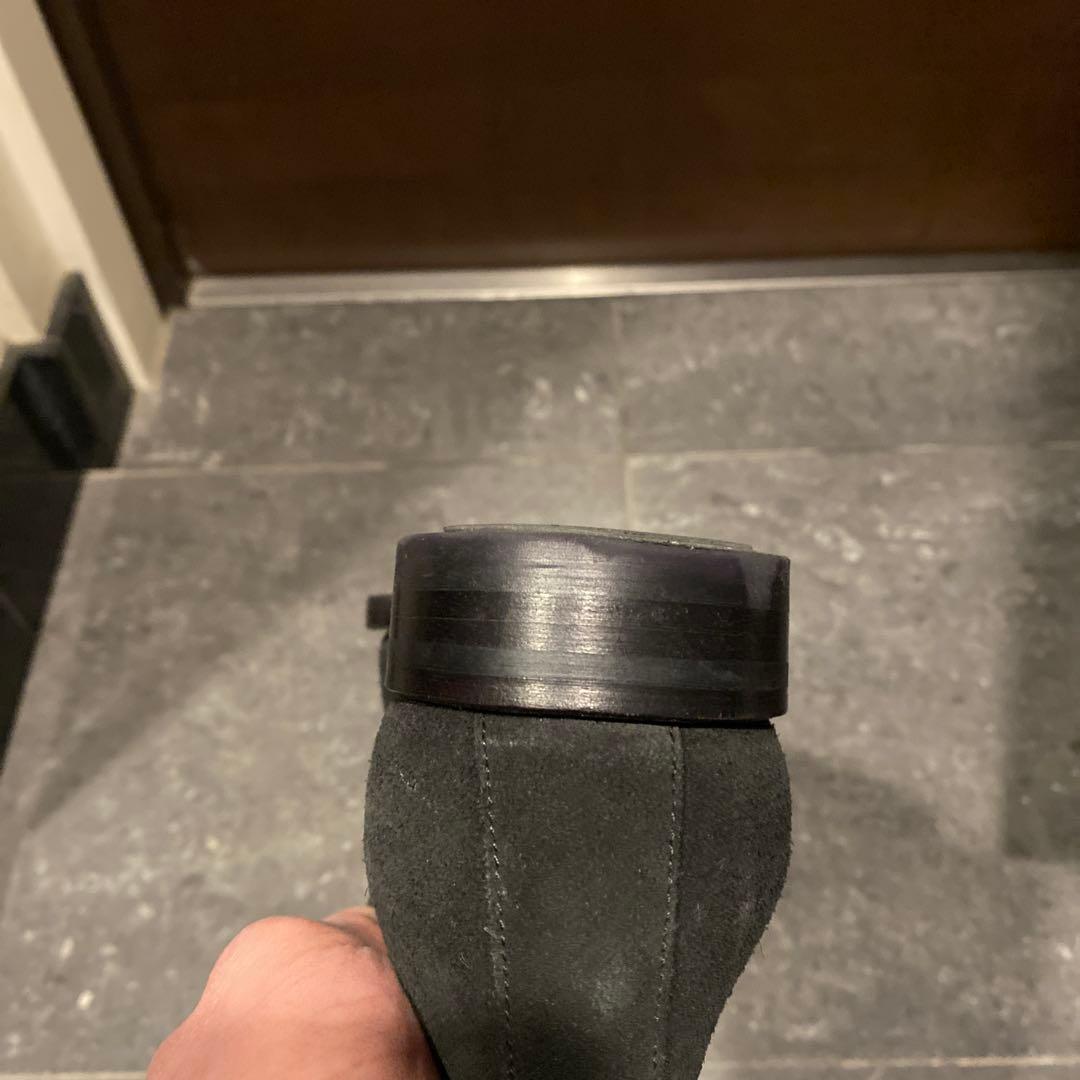 ジャランスリワヤ　ブラックスエードシューズ