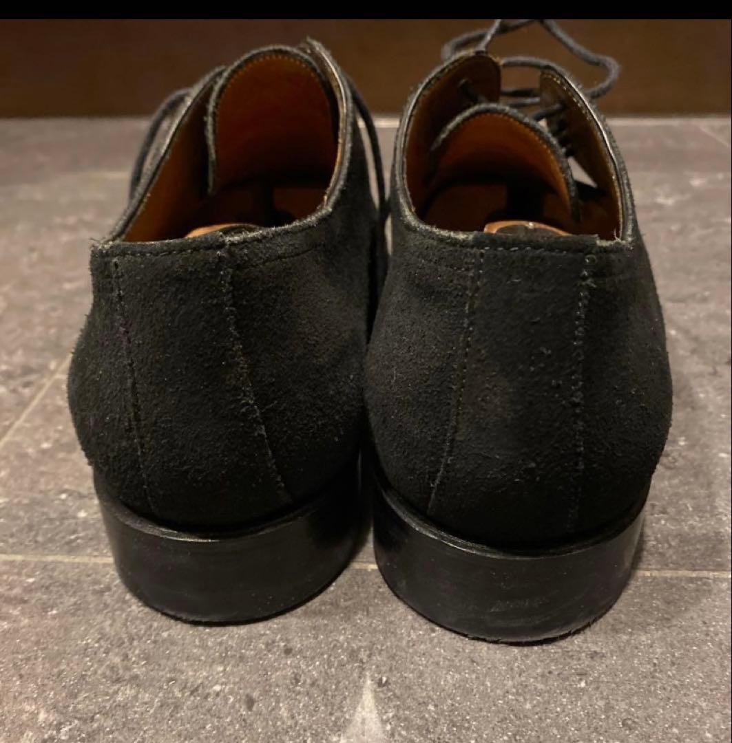 ジャランスリワヤ　ブラックスエードシューズ