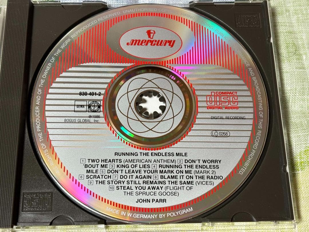 JOHN PARR ジョンパー 果てしなき暴走 32PD217 帯付き