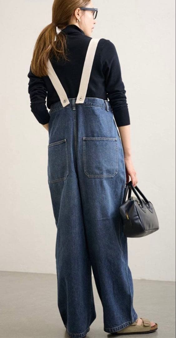 ジョンブルデニムオーバーサスペンダーパンツ