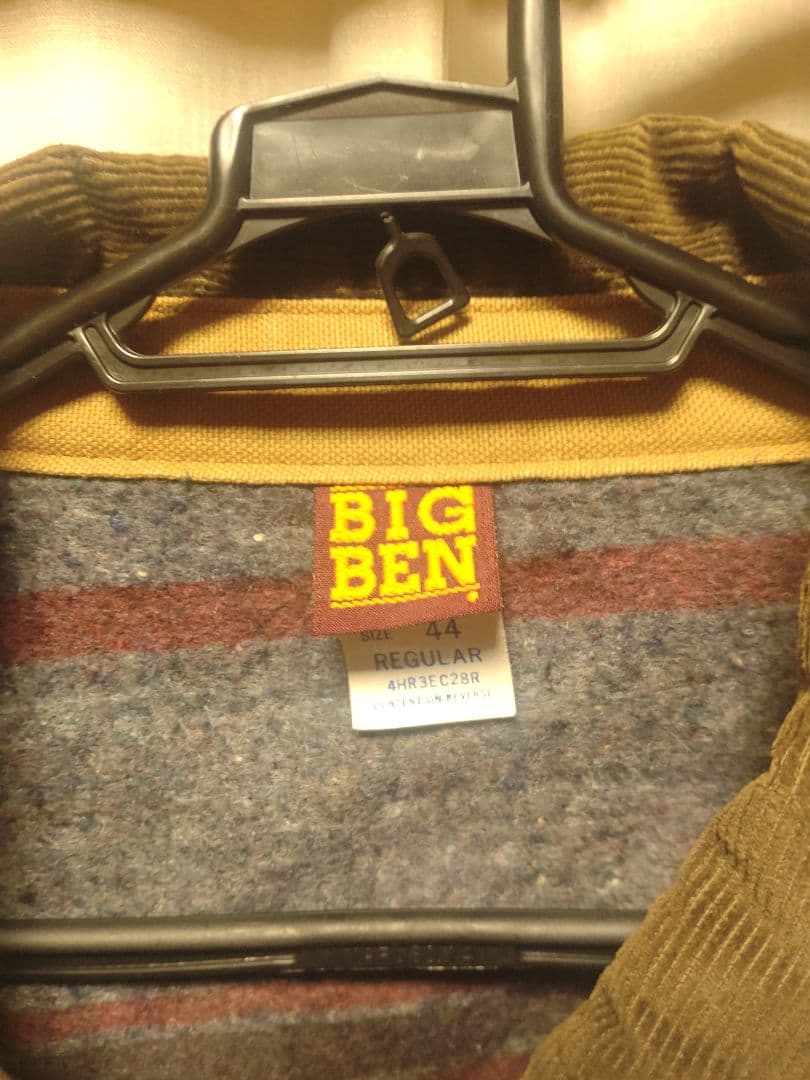 80s BIGBEN ブランケット　カバーオール USA製 ブラウンダック