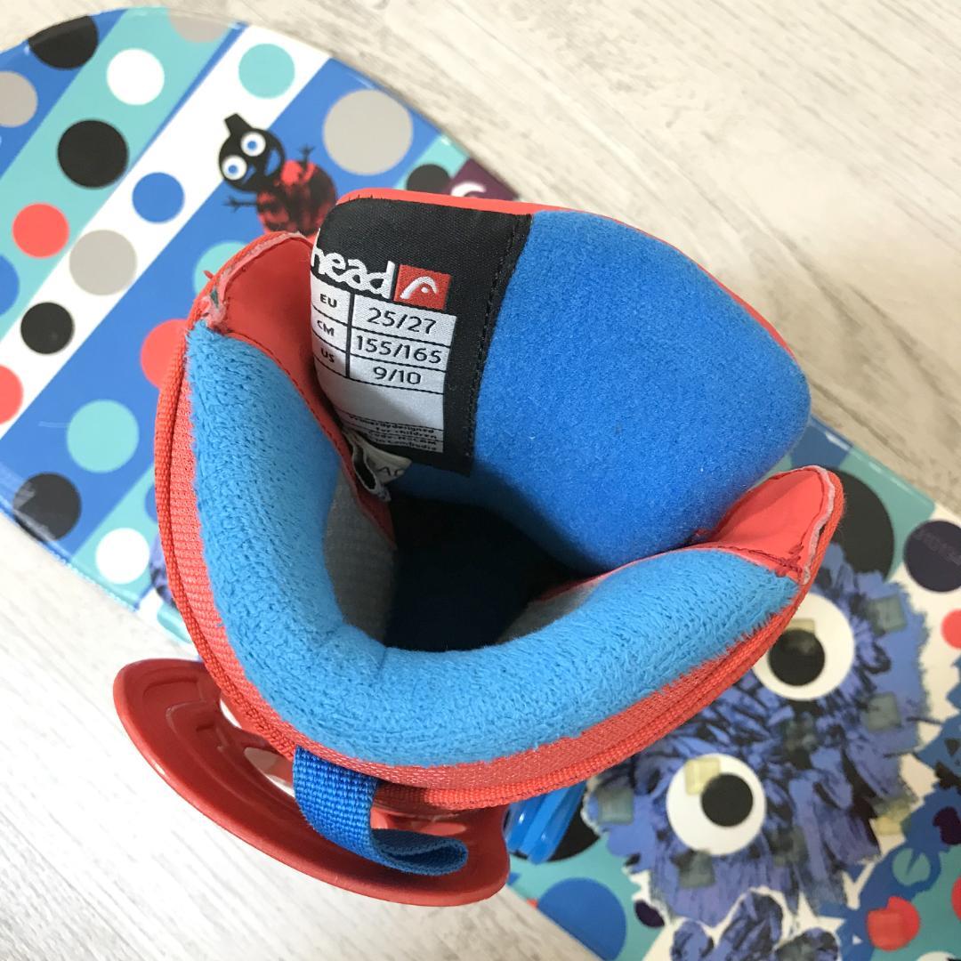 HEAD ROWDY キッズ用 スノーボード 80cm フルセット 16.5cm