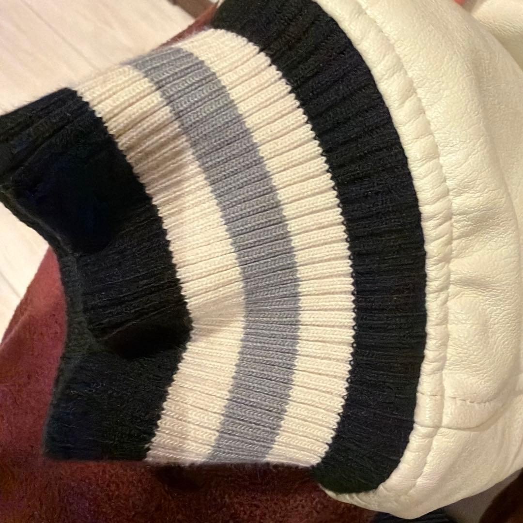 XLARGE スタジャン ブラック/ホワイト L