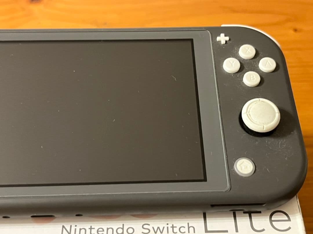 Nintendo switch lite 　グレー　本体　アダプター付　美品