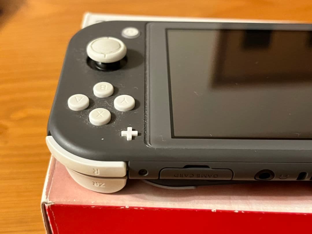 Nintendo switch lite 　グレー　本体　アダプター付　美品