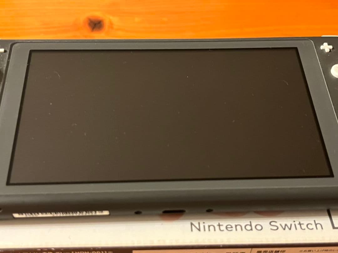 Nintendo switch lite 　グレー　本体　アダプター付　美品