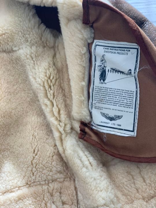 preloved購入　AVIREX B-3 コート　40 ロンハーマン　根岸