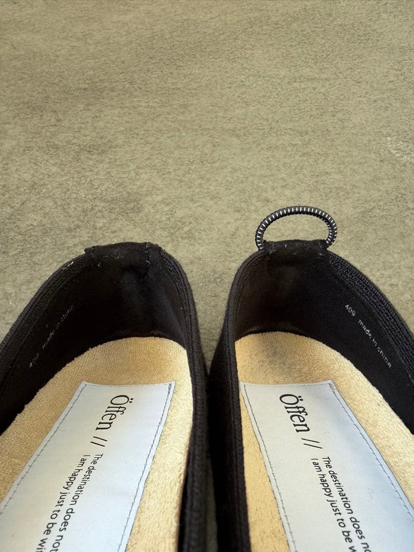 Öffen pointed-CELOSIA / BLACK オッフェン