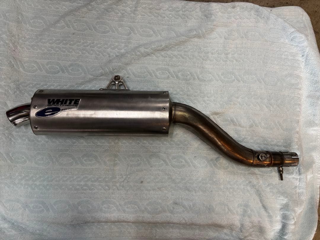 TT250R 4GY WHITE BROTHERS eシリーズ マフラー