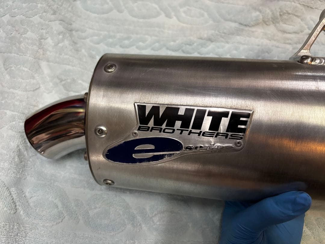 TT250R 4GY WHITE BROTHERS eシリーズ マフラー