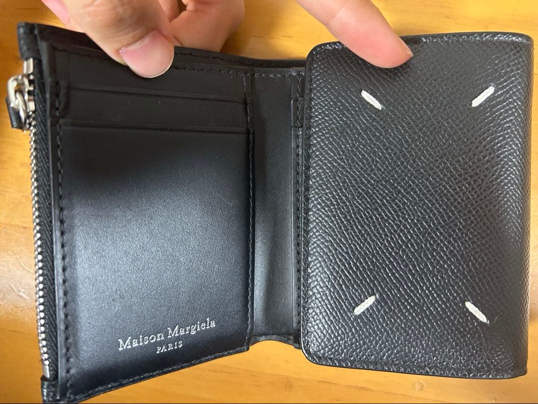 最終値下げ　美品　Margielaマルジェラ三つ折り財布　SA3UI0017 黒