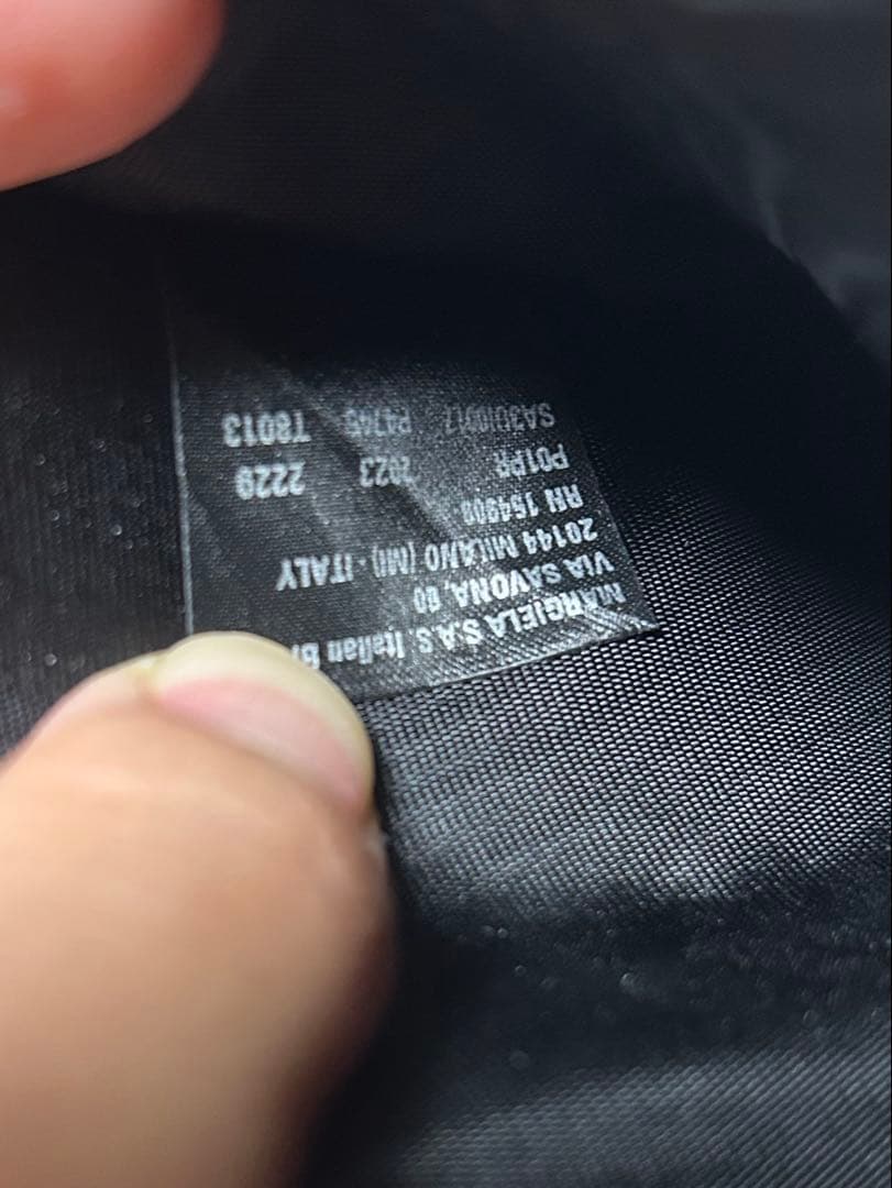 最終値下げ　美品　Margielaマルジェラ三つ折り財布　SA3UI0017 黒