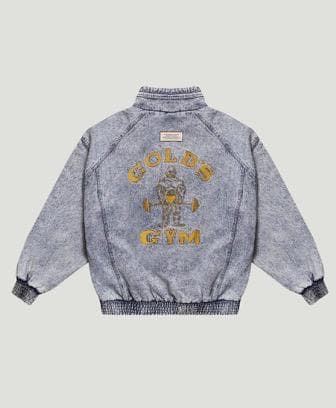 LÝFT × GOLD'S Gym Denim Jacket　XL　即日発送