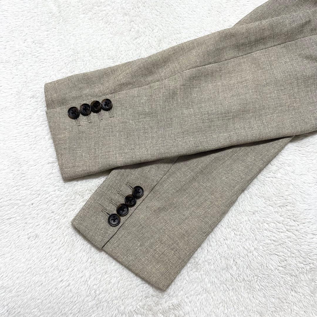 25SS BEAUTY&YOUTH リネンライク ダブルジャケット ベージュ S