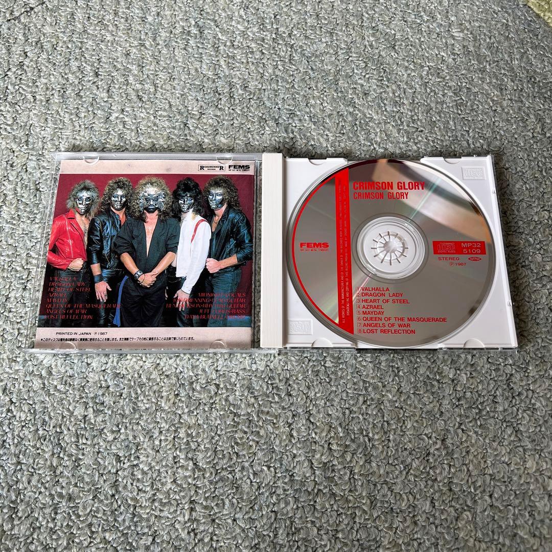 激レア国内帯付3枚含むCrimson Glory 4CD