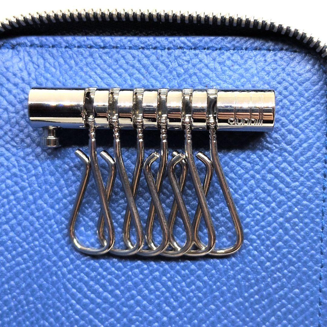 【未使用保管品 近年モデル】ダンヒル　キーケース　6連　ラウンドジップ　レザー