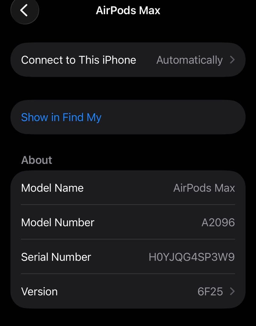AirPodsMax スペースグレー　初代　ジャンク品