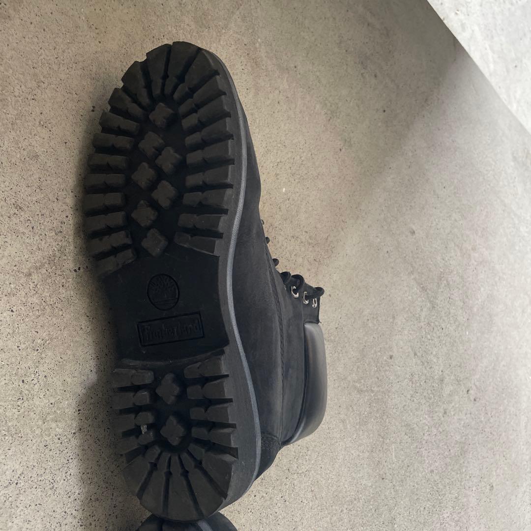 ティンバーランド ブラック6インチブーツ steel to