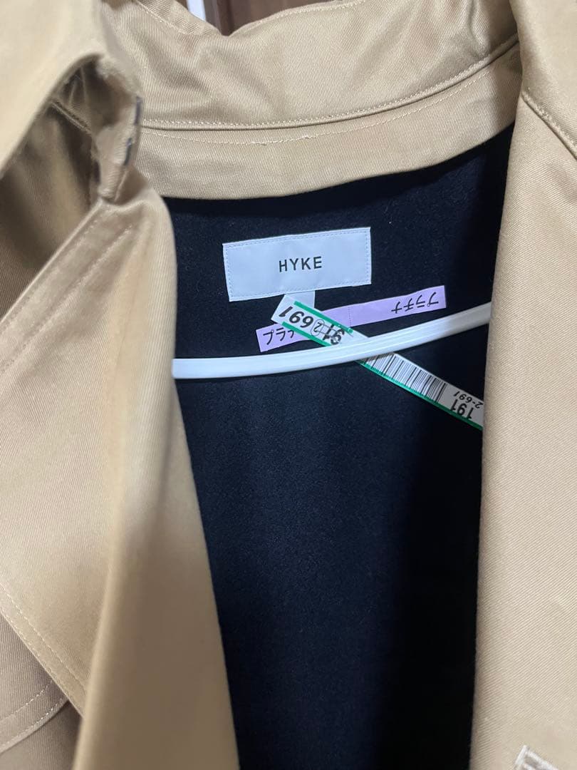 HYKE TRENCH COAT BIG FIT トレンチコート　ビッグフィット