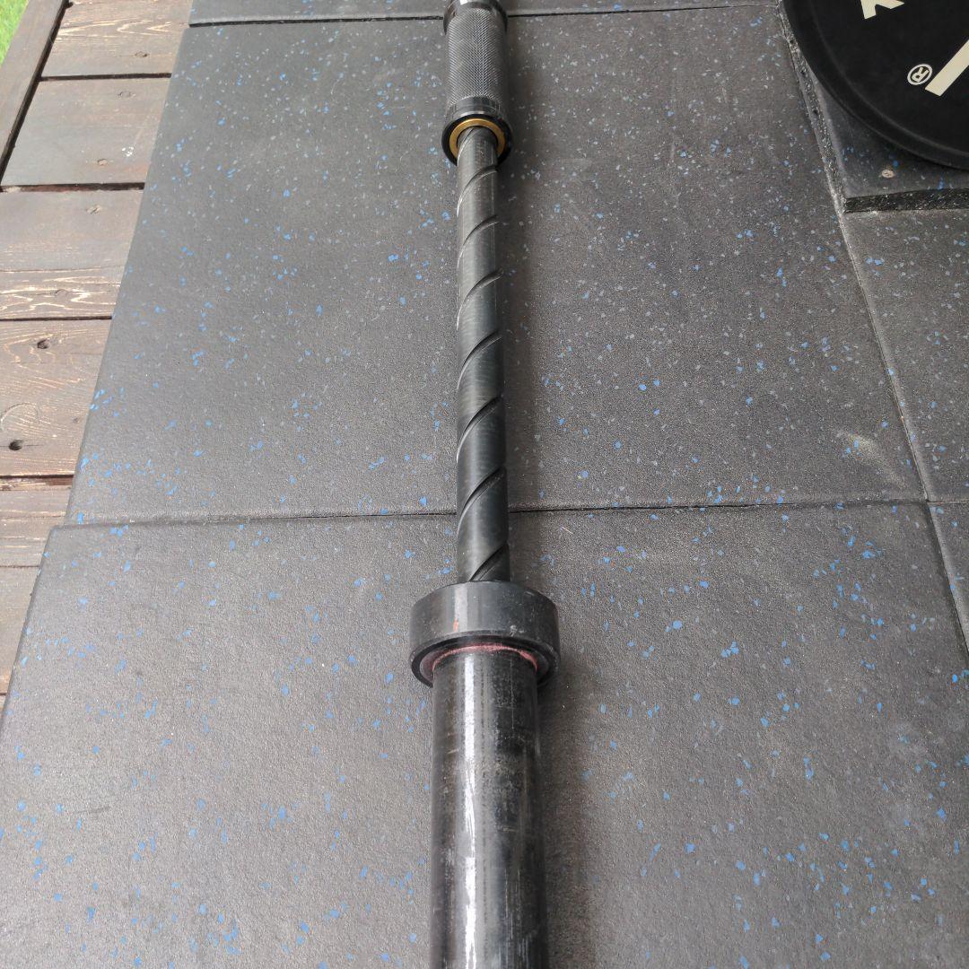 オリンピックシャフト　220cm　 可動グリップ付　引き取り限定